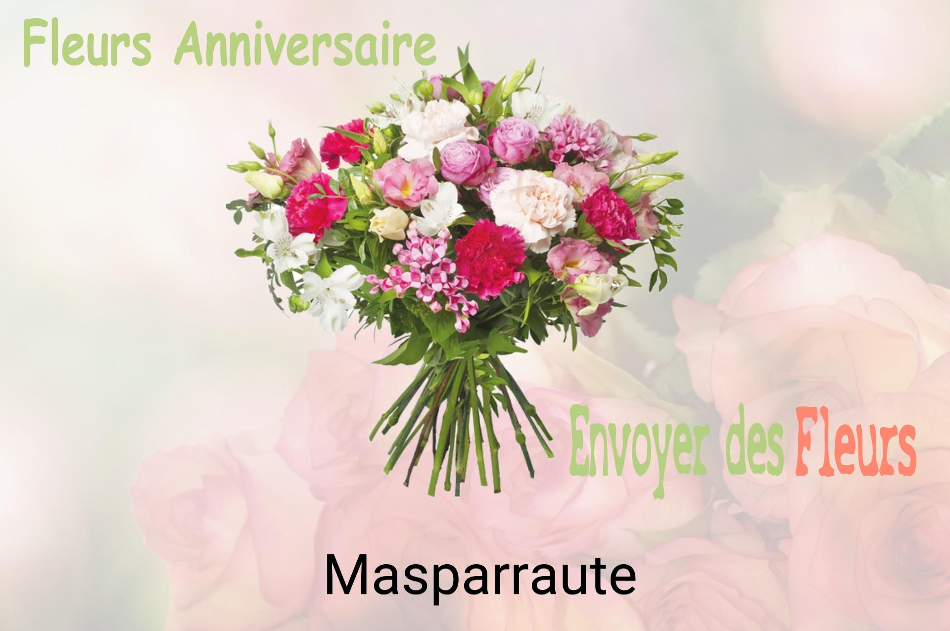 Bouquet de fleurs d’anniversaire livré à Masparraute